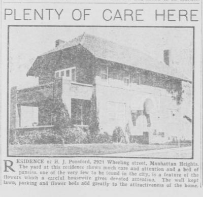 From 1917: The Wheeling House