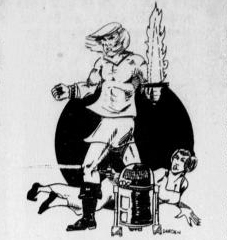 Star Wars sketch, NT Daily, June 30, 1977