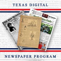 Texas Digital Newspaper Program Collection Logo