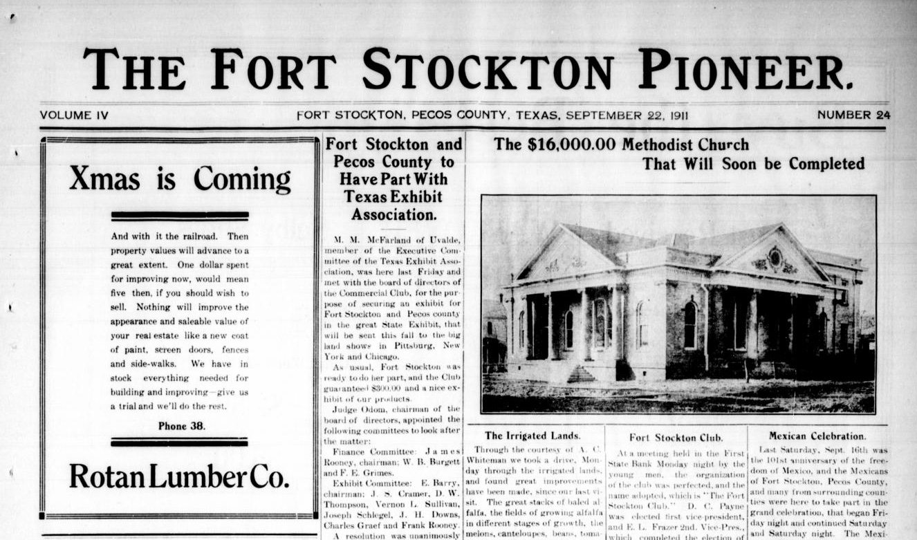 New Texas Borderland Newspapers Added to TDNP News The Portal to